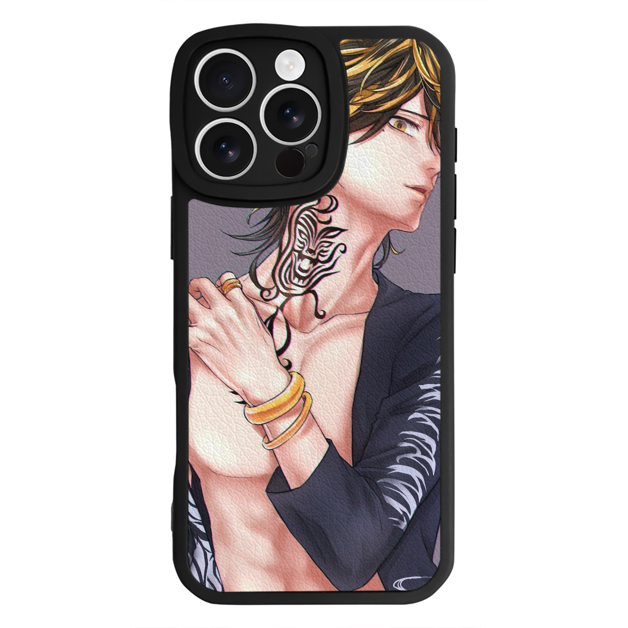 （画像用） 東京リベンジャーズ Tokyo Revengers 【iPhone 16シリーズ対応】シリコンスマホケース（レザー調） 材質：シリコン